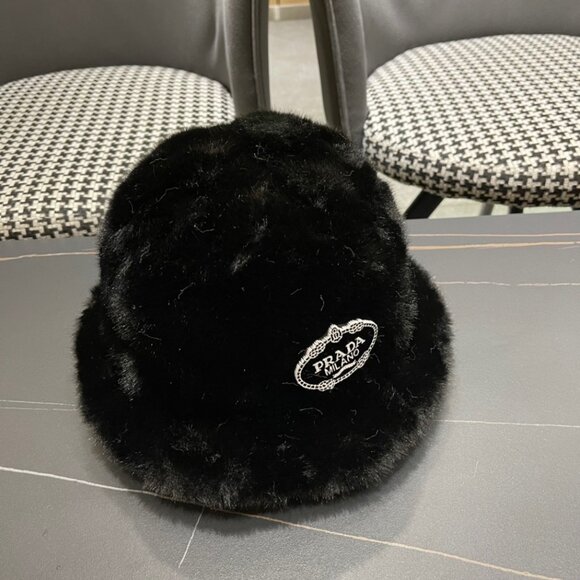 Prada Black Designer Cold Weather Hat - Picture 2 of 9